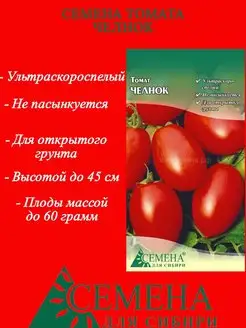 Семена томата ЧЕЛНОК Семена для Сибири 139658278 купить за 77 ₽ в интернет-магазине Wildberries