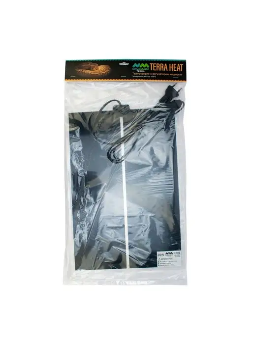 NovaMark Термоковрик TERRA с регулятором 7W, 15х28см, 20W, 28x42 см, фото 2
