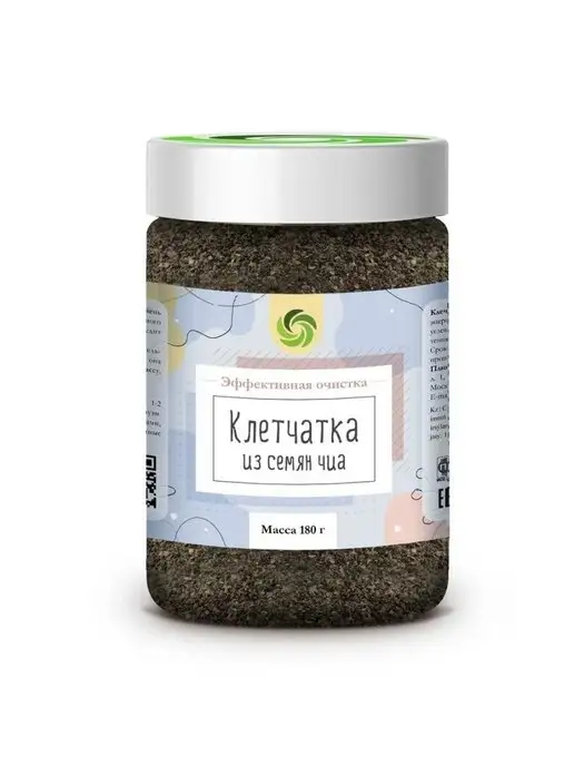 Оргтиум Клетчатка из семян Чиа 180 гр, 180 г
