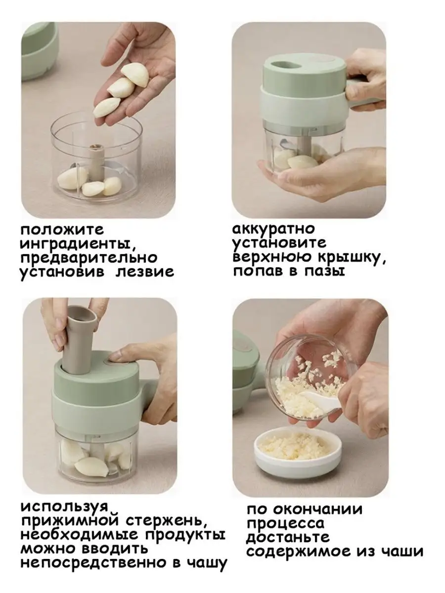 Измельчитель электрический кухонный блендер слайсер YuliaNy for kitchen  139725192 купить в интернет-магазине Wildberries