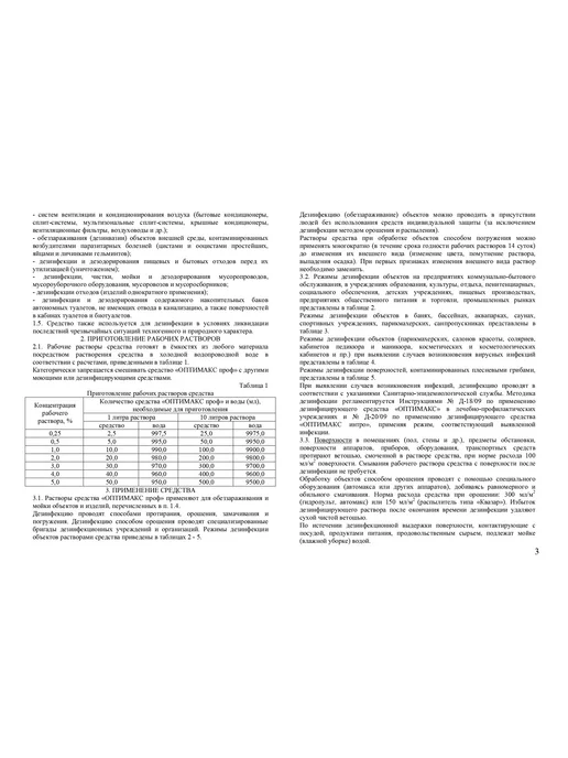 ИНТЕРСЭН-плюс Дезинфицирующее средство 1000мл Оптимакс проф, 500 мл, фото 7
