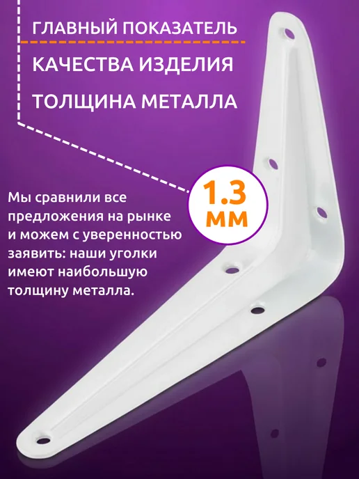 сделал сам Уголки для полок, крепежный кронштейн стеллажей и консолей, вариант, фото 2