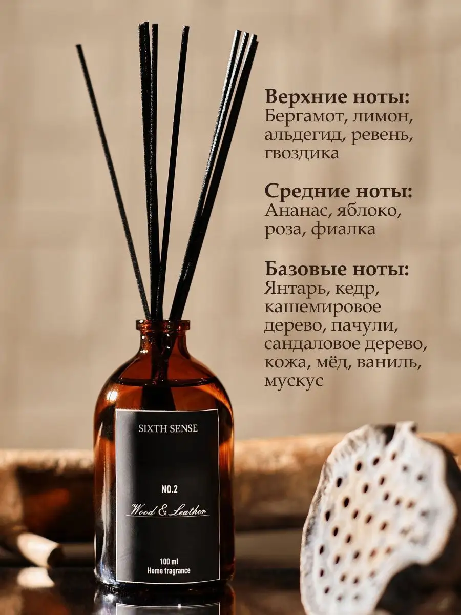 Аромадиффузор с палочками для дома парфюм для дома Sixth Sense aroma  139801534 купить в интернет-магазине Wildberries