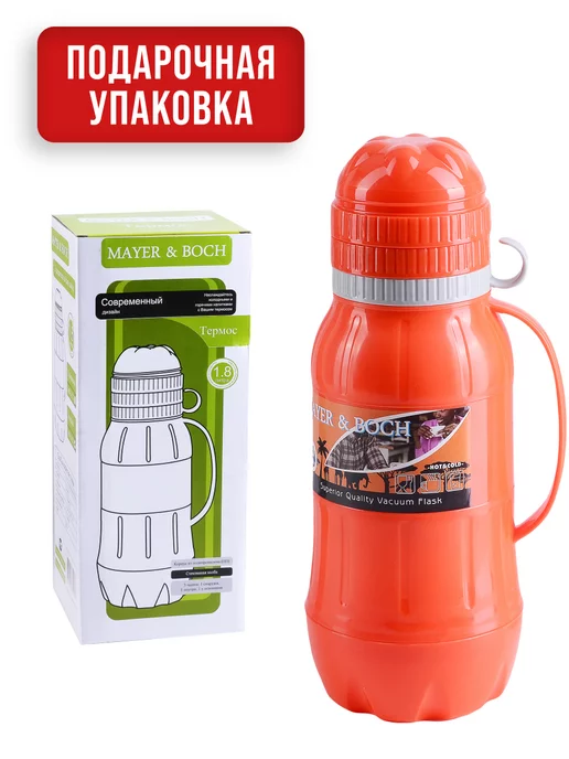 Термос для чая со стеклянной колбой до 2 литров - фото 10