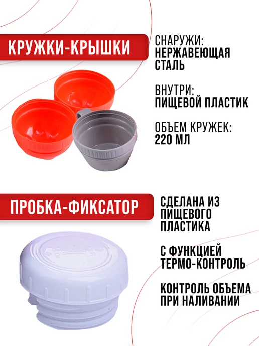 Термос для чая со стеклянной колбой до 2 литров - фото 8