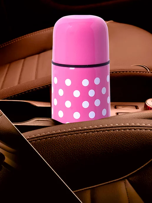 Термос для чая в горошек 750 мл. - фото 10