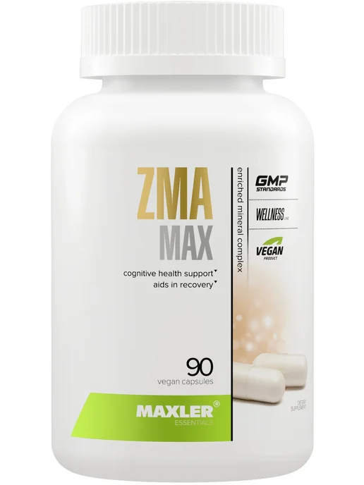 MAXLER ЗМА ZMA бустер тестостерона для мужчин цинк В6 90 капсул, вариант, фото 3