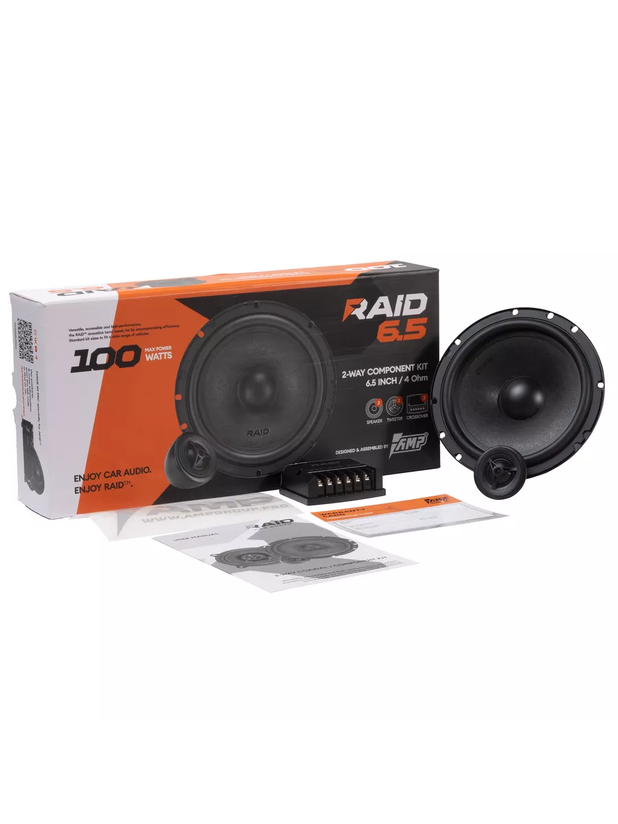 Колонки автомобильные компонентные Raid 6.5 16 см AMP 139831503 купить за 2  393 ₽ в интернет-магазине Wildberries