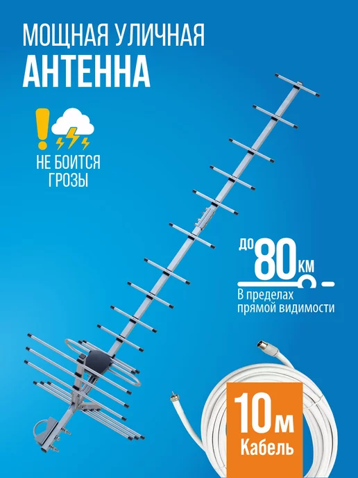 Какая антенна подойдет для цифрового телевидения DVB-T2