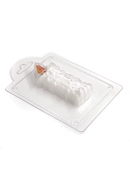 AnyMolds Пластиковая форма для мыла и шоколада Свеча, белый, фото 3