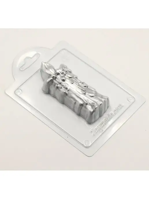 AnyMolds Пластиковая форма для мыла и шоколада Свеча, белый, фото 6