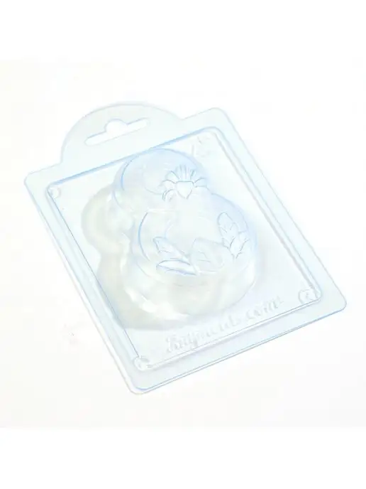 AnyMolds Пластиковая форма для мыла и шоколада 8 марта с цветком, белый, фото 5