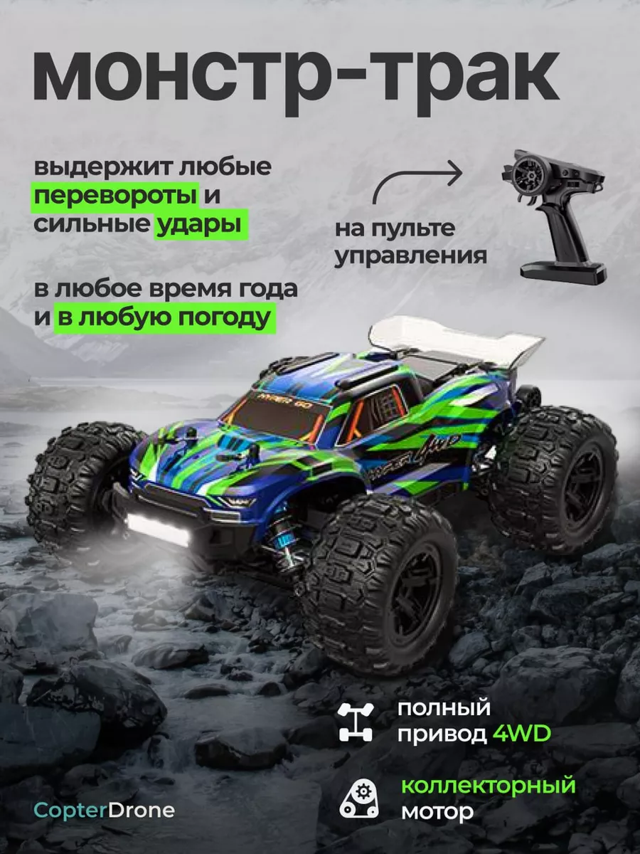 Радиоуправляемая машина Hyper Go 16108 Green MJX 139909944 купить за 5 389  ₽ в интернет-магазине Wildberries