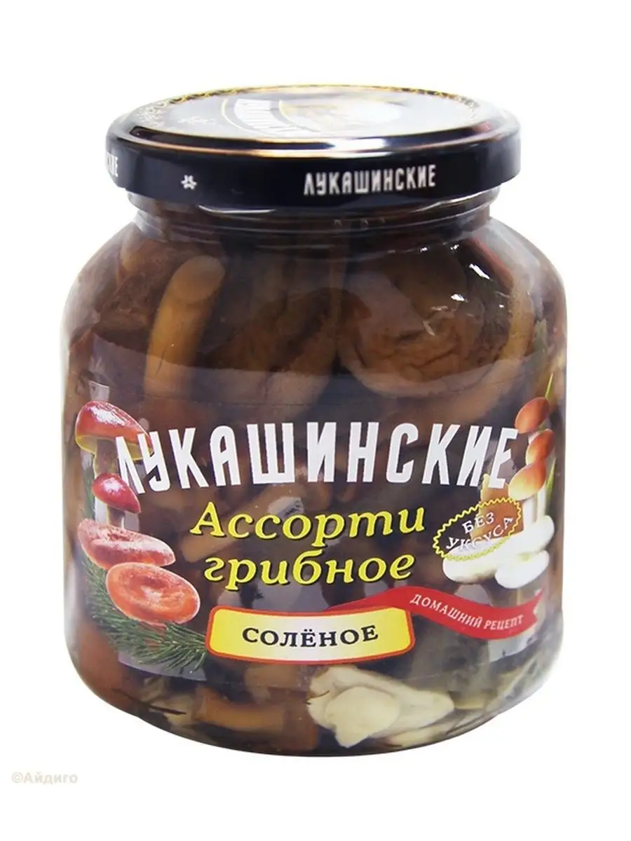 Грибы соленые ассорти (опята грузди гладыши волнушки) 340г Лукашинские  139923057 купить за 449 ₽ в интернет-магазине Wildberries