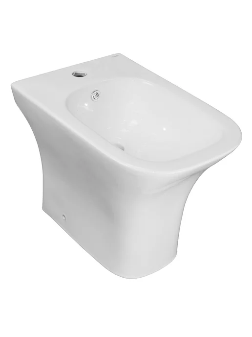 Azario Биде напольное Fretta Square AZ-1215C, белый