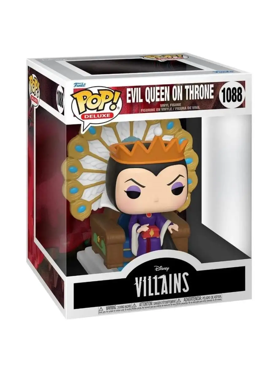 Фигурка Funko POP! Deluxe Villains Evil Queen on Throne 1088 Funko  139968835 купить за 3 694 ₽ в интернет-магазине Wildberries