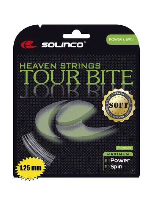 Solinco Струна Tour Bite Soft 1.25, серый