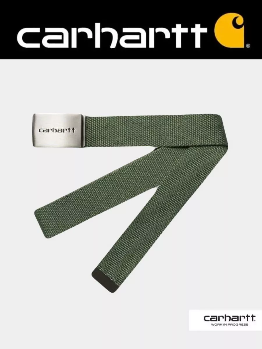 Ремень Carhartt WIP Clip Belt Chrome 115 см BelkaGoods 140044028 купить за  2 146 ₽ в интернет-магазине Wildberries