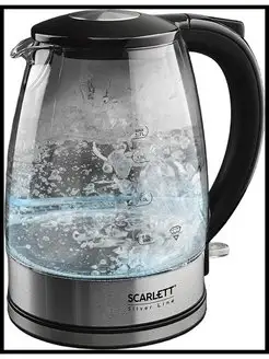 Чайник Scarlett SC-EK27G95 (Silver Line) Scarlett 140056349 купить за 1 996 ₽ в интернет-магазине Wildberries