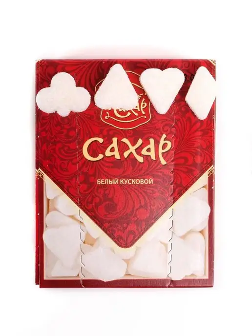 Городейский сахарный комбинат Сахар кусковой фигурный, 4 шт, фото 2