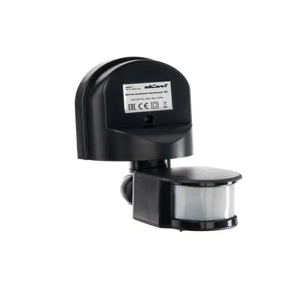 Датчик движения Duwi DD-01, 180, 1200Вт, 5-12м, 2500Лк, IP44