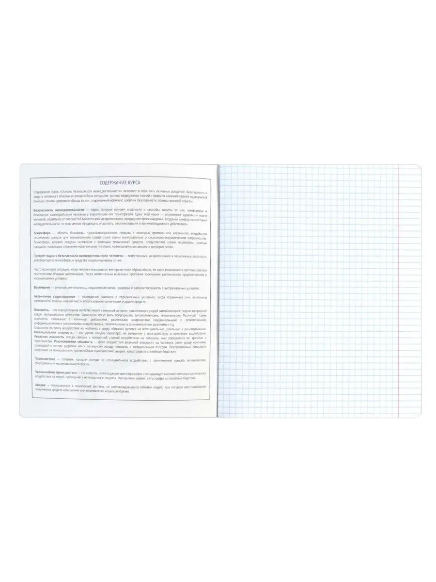 Тетрадь предметная в клетку, ОБЖ, А5+ 48л. ФЕНИКС+ 140086386 купить за 131  ₽ в интернет-магазине Wildberries