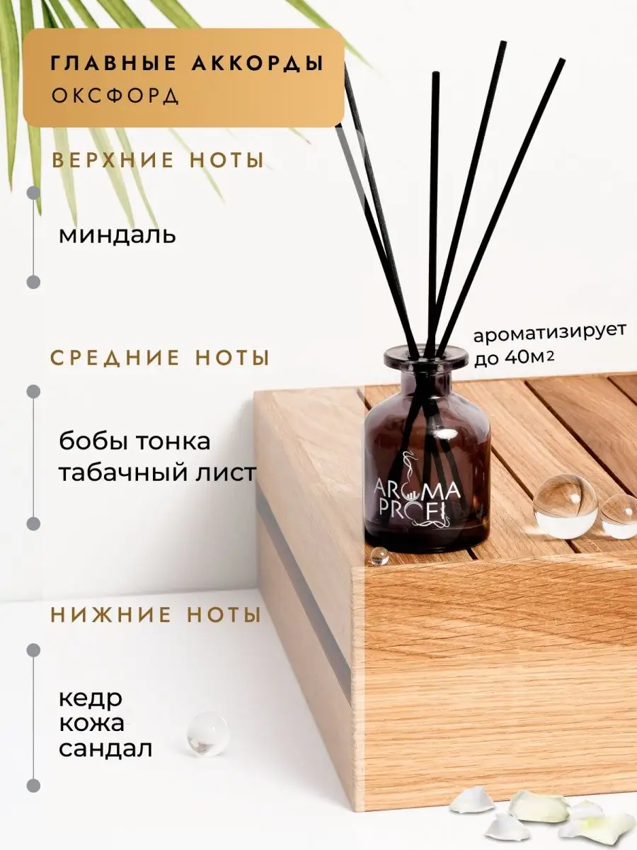 Ароматизатор для дома с палочками, диффузор парфюм для дома Aroma Profi  140096087 купить за 1 104 ₽ в интернет-магазине Wildberries