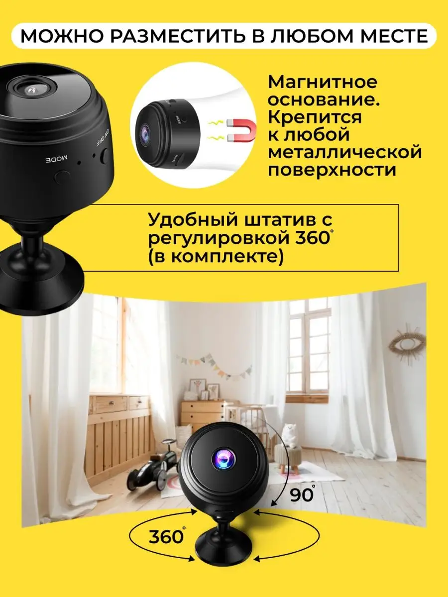 Купить скрытую WiFi мини камеру можно у нас - optnp.ru Микрокамеры с доставкой по России