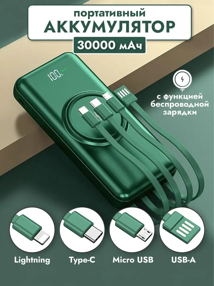 Power Bank / 30000 mah/Повер банк/Портативное зарядное Smartx 140134592  купить в интернет-магазине Wildberries