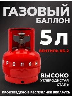 Газовый баллон 5 литров бытовой пустой Novogas 140168071 купить за 2 417 ₽ в интернет-магазине Wildberries