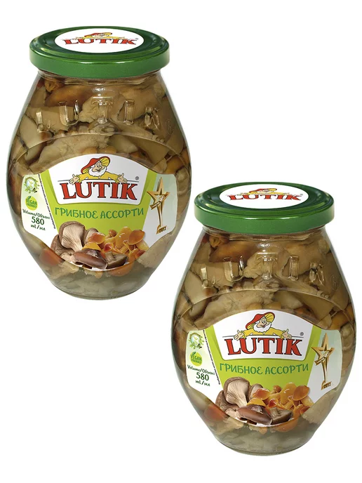 LUTIK Грибное ассорти 580 мл - 2 шт, 580 мл, 2 шт, фото 2