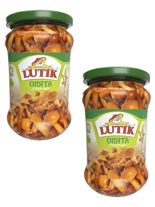LUTIK Опята отборные 314мл - 2 шт, 314 мл, 2 шт, фото 3