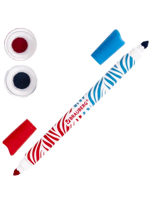 Brauberg Фломастеры двусторонние утолщенные "PREMIUM" "BI-CO, вариант, фото 4
