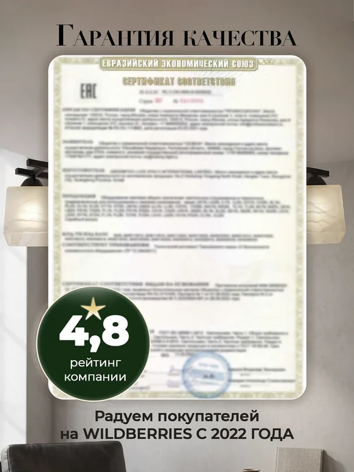 Light Republic Люстра потолочная для гостиной, светильник потолочный черный, черный, фото 7
