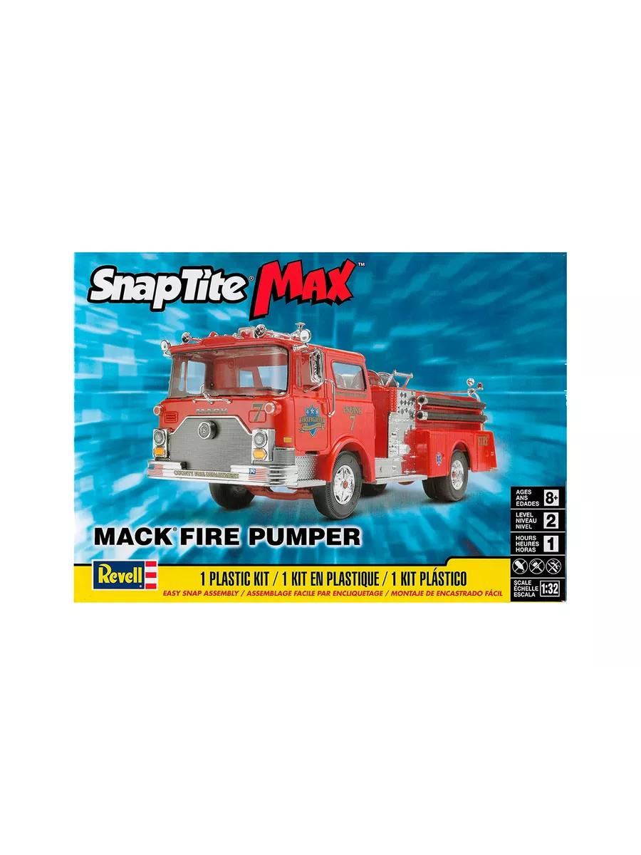 11225 Revell Пожарная машина Max Mack Fire Pumper (1:32) Revell 140248548  купить за 3 383 ₽ в интернет-магазине Wildberries