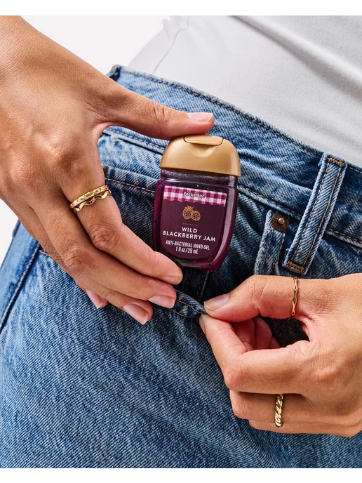 Bath & Body Works Антисептик санитайзер Bath&Body Works Wild BlackBerry Jam, 29 мл, фото 2