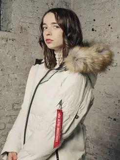 Парка зимняя Short Parka Alpha Industries 140296062 купить за 19 720 ₽ в интернет-магазине Wildberries