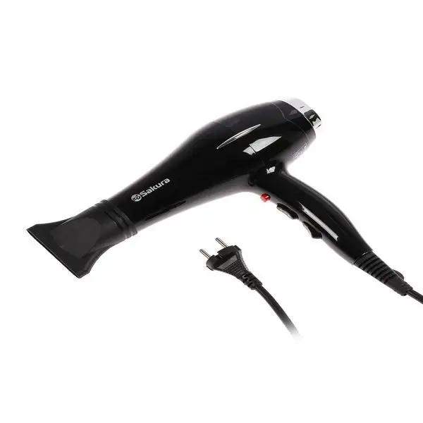 Фен Sakura SA-4037BK, 2400 Вт, 2 скорости, 3 режима