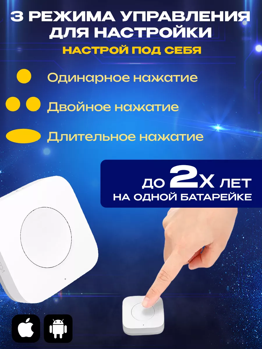 Aqara Беспроводная кнопка, мини выключатель Wireless Mini Switch