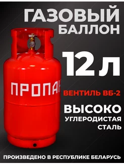 Газовый баллон 12 литров пустой бытовой Novogas 140310955 купить за 2 864 ₽ в интернет-магазине Wildberries