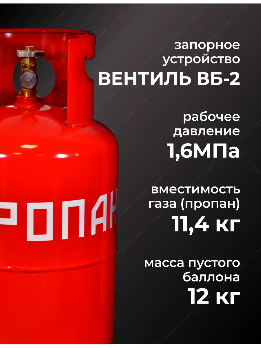 Газовый баллон 27 литров бытовой пустой Novogas 140313202 купить за 4 224 ₽  в интернет-магазине Wildberries