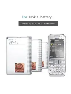 Аккумулятор BP-4L для Nokia 6760 Slide Em Accessories 140318358 купить за 367 ₽ в интернет-магазине Wildberries