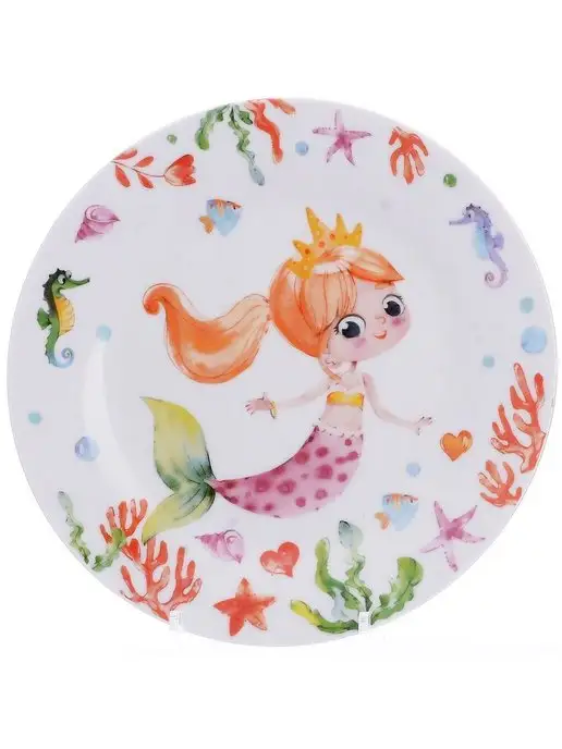 Набор детской посуды фарфор 3 предмета - фото 4