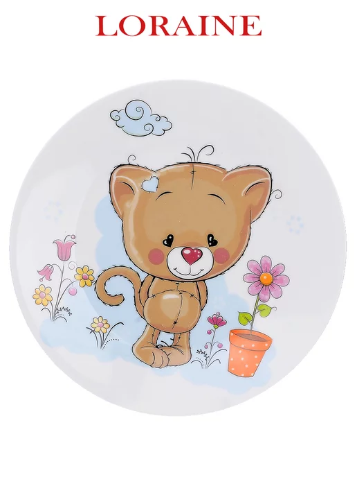 Набор детской посуды фарфор 3 предмета - фото 13