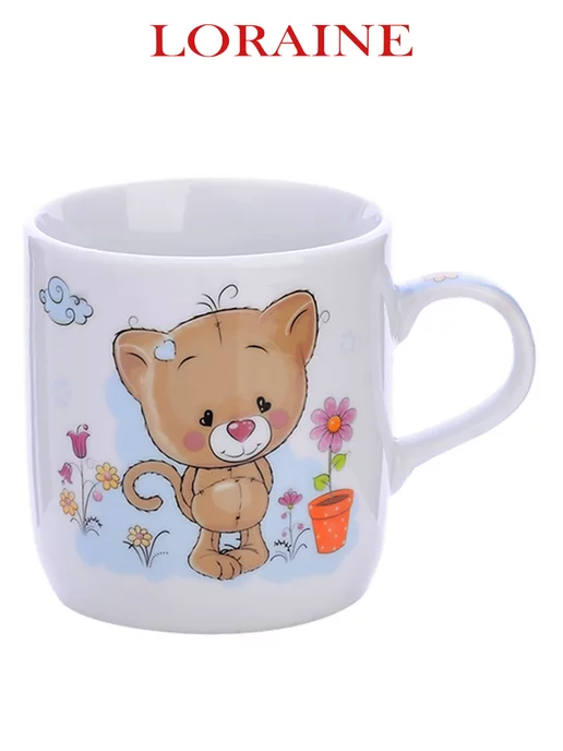 Набор детской посуды фарфор 3 предмета - фото 14