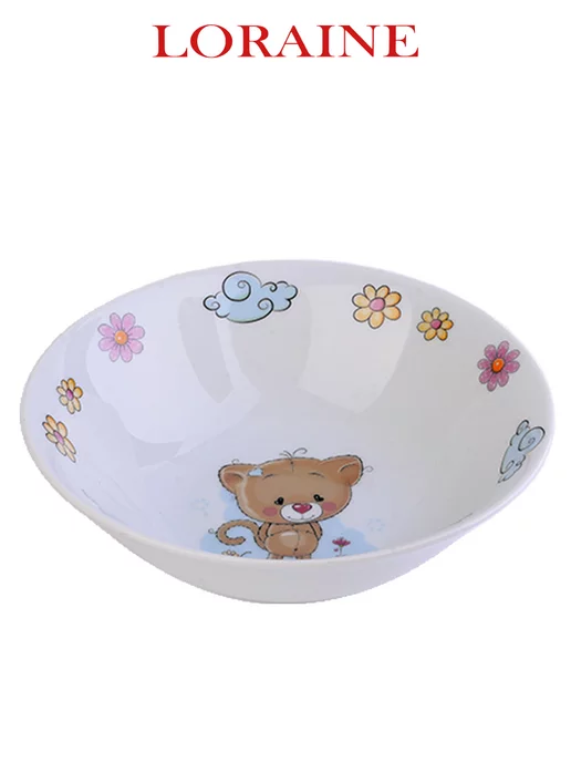 Набор детской посуды фарфор 3 предмета - фото 15