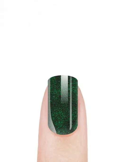 Nail Club Professional Гель-краска для ногтей с блёстками GGE-04 Emerald of Austria, зеленый, фото 3