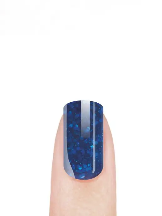 Nail Club Professional Гель-краска для с блёстками GGS-04 Sapphire of Australia, синий, фото 2