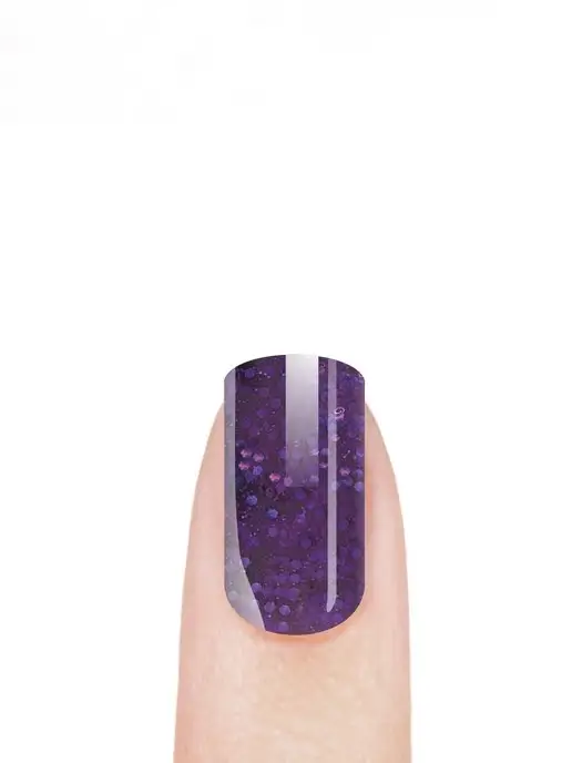 Nail Club Professional Гель-краска для с блёстками GGA-01 Amethyst of Uruguay, фиолетовый, фото 2
