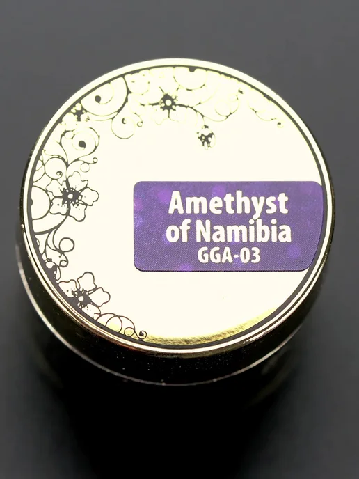 Nail Club Professional Гель-краска для с блёстками GGA-03 Amethyst of Namibia, фиолетовый, фото 3